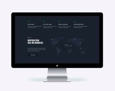 Веб-сайт Inspiration has no Borders на компьютере